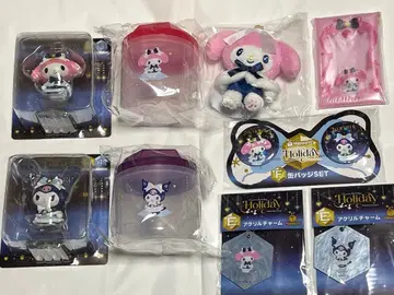 9개 세트 마이멜로디 쿠로미 멜로쿠로 산리오 happy 복권 제일복권