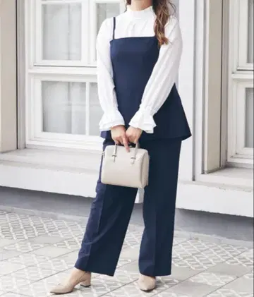 새상품 미사용 purelast 네이비 세레모니 3종 뷔스티에 셋업 L