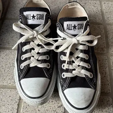 가격 인하 중 CONVERSE 올스타 블랙 24cm