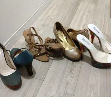 묶음 판매 / 펌프스 핑힐 하이힐 23.5~24 캬바쿠라걸 갸루