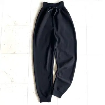 나곤스탠스 스웨트 팬츠 자수 로고 블랙 38 조거 팬츠