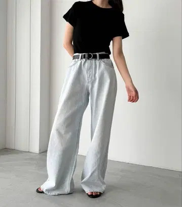 CANAL JEAN El mar 와이드 스트레이트 데님