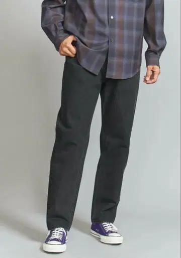 블랙 데님 5P 테이퍼드 Beauty&Youth 시착만 한 상품 28인치