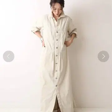 플라주 콜 셔츠 원피스