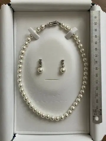 클레인즈 컬렉션 펄 목걸이 귀찌 세트
