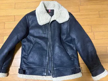 새상품급 [알파 인더스트리즈] B-3 페이크 무스탕 자켓 블랙 XL