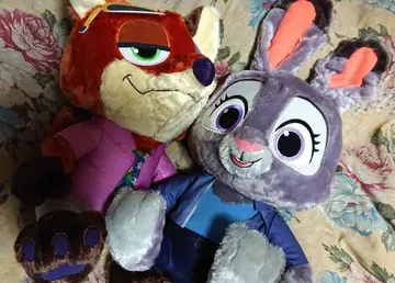 주토피아2 슈퍼 라지 봉제 인형 닉 주디 세트 판매