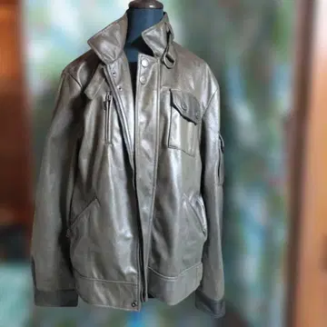 남성용 자켓 인조 가죽