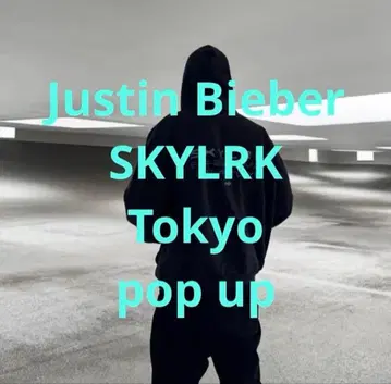 SKYLRK 저스틴 비버 팝업 후드티