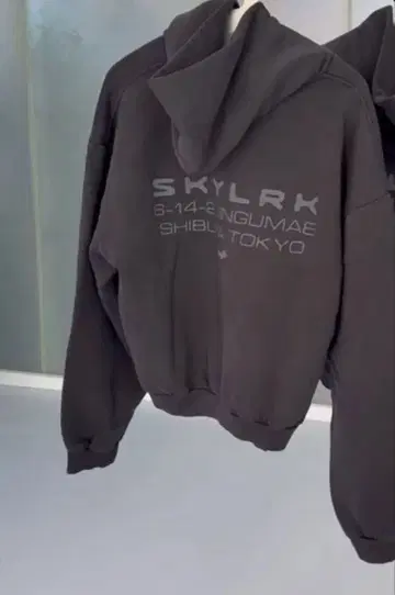 SKYLRK 저스틴 비버 팝업 후드티