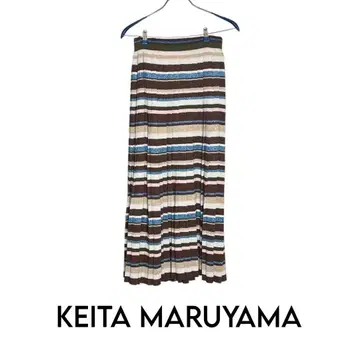 KEITA MARUYAMA 스트라이프 롱 스커트