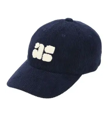 미개봉 새상품 ALEXIA STAM 자수 로고 코듀로이 캡 네이비