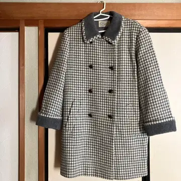 Aylesbury 체크 무늬 더블 브레스트 코트