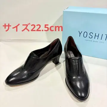미사용 새상품 YOSHITO 요시토 부티 블랙 사이즈 22.5 힐 5.5