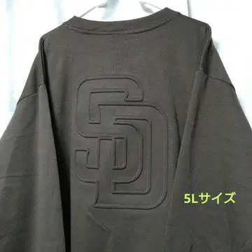 MLB 파드레스 엠보싱 가공 트레이닝복 빅 5L 사이즈