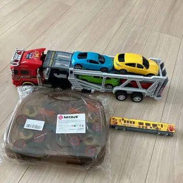 새상품 JoyGrow 공사차량 트럭 호빵맨 기차 세트