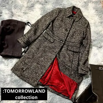 TOMORROWLAND collection 트위드 모헤어 알파카 코트