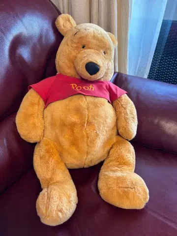 레어 디즈니 푸우 봉제 인형 퍼펫 특대형