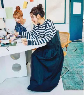 니코앤드 인기 스태프 프로듀스 MA-1풍 원피스 블랙 Misayo