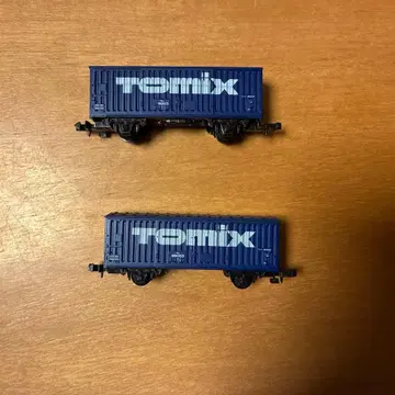 TOMIX 와무80000 파랑 철도 모형 쇼 방문 기념 화차 2개