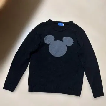 도쿄 디즈니 리조트 미키 니트 L 블랙