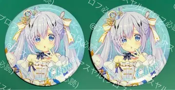 주문토끼 아토레 아키하바라 캔뱃지 2점 치노