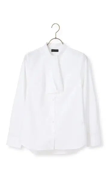 미사용 새상품 HILTON 밴드 카라 2WAY 보타이 블라우스 9호