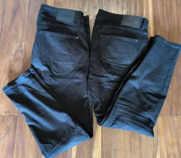 같은 데님 2개 세트 남성용 ZARA 블랙 데님 USA 36인치