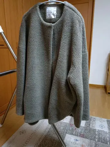 cloche 노카라 보아 자켓 코트