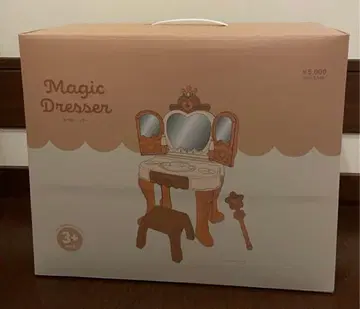 미사용 새상품 마법의 화장대 핑크 거울 포함 화장대