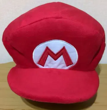 새상품급 USJ 공식 유니버셜 마리오 모자 빨간색 할로윈 분장