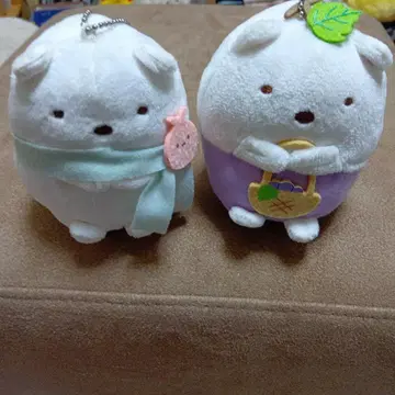 스미코구라시 시로쿠마 캐릭터 봉제 인형 2체 세트