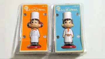 미니 셰프 흔들 목 페코짱 포코짱 피규어 2체 세트