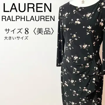 랄프 로렌 롱 드레스 원피스 꽃무늬 여성용 파티 라운지