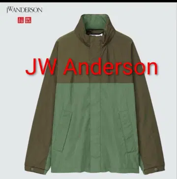 유니클로 x JWA 오버 사이즈 블루종 (컬러 블록)