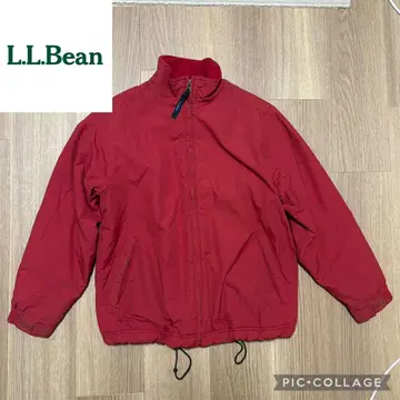 L.L.Bean 엘엘빈 빨간색 안감 플리스 90s 크롭 기장