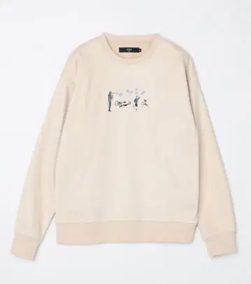 맨투맨 페이크 스웨이드 소재