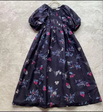 Chesty 라즈베리 롱 원피스