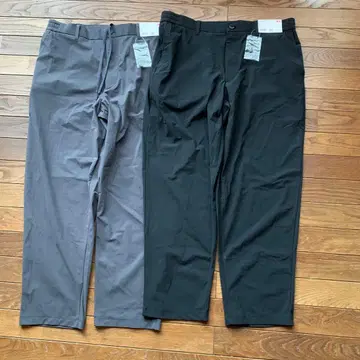 UNIQLO 2장 울트라 스트레치 팬츠 XL 사이즈 블랙과 다크 그레이