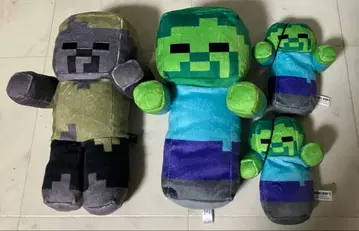 [ 최종 가격 ] 마인크래프트 좀비 봉제 인형 마스코트 4점