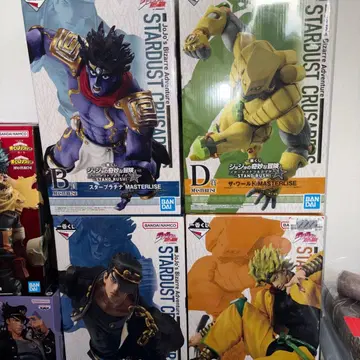 제일복권 죠죠의 기묘한 모험 스타더스트 크루세이더즈 피규어 A~D 세트