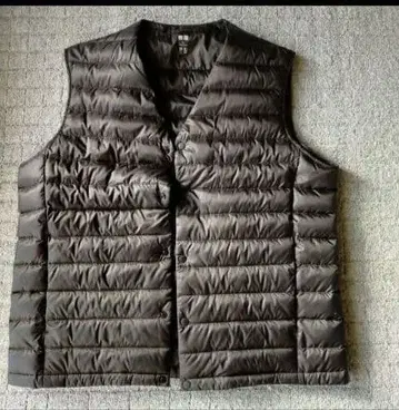 UNIQLO XL 울트라 라이트 다운 다운 베스트 블랙