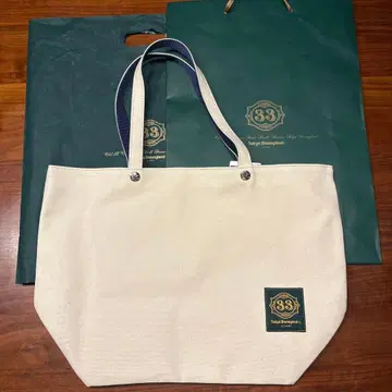 미사용 새상품 (봉투 포함) 디즈니 클럽 33 토트백