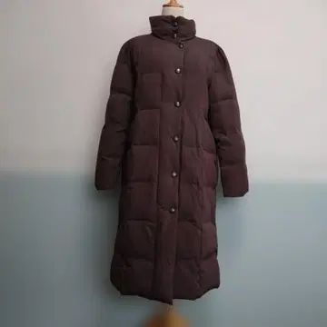 다크 브라운 롱 다운 코트 (기장 100cm)