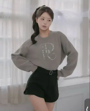 Darich 비쥬DR 니트탑 그레이