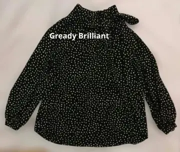 Gready Brilliant 긴팔 보타이 블라우스