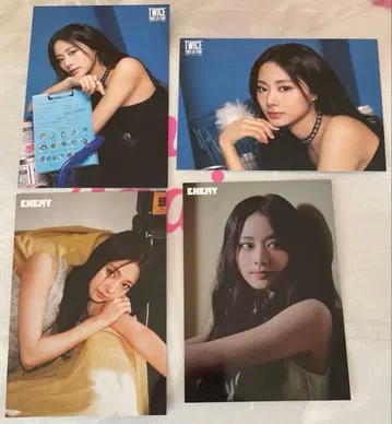 TWICE 쯔위 랜티큘러 4장 세트