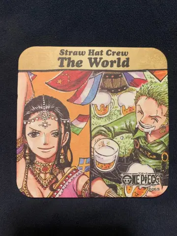 JF2016 원피스 아트 코스터 로빈 조로