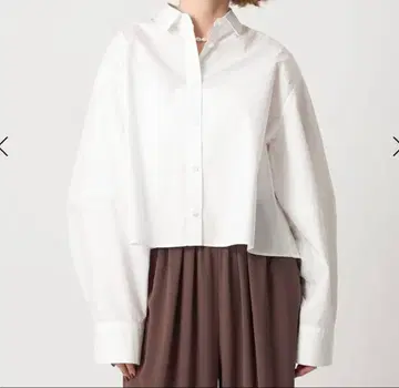 <conte> 코튼 볼륨 슬리브 셔츠