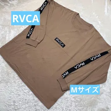 RVCA 베이지 긴팔 티셔츠 롱 T